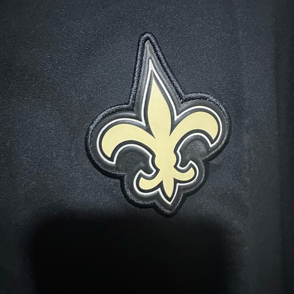 Men's Nike Black New Orleans Saints Sideline Coach Short Sleeve size Medium - Picture 4 of 5